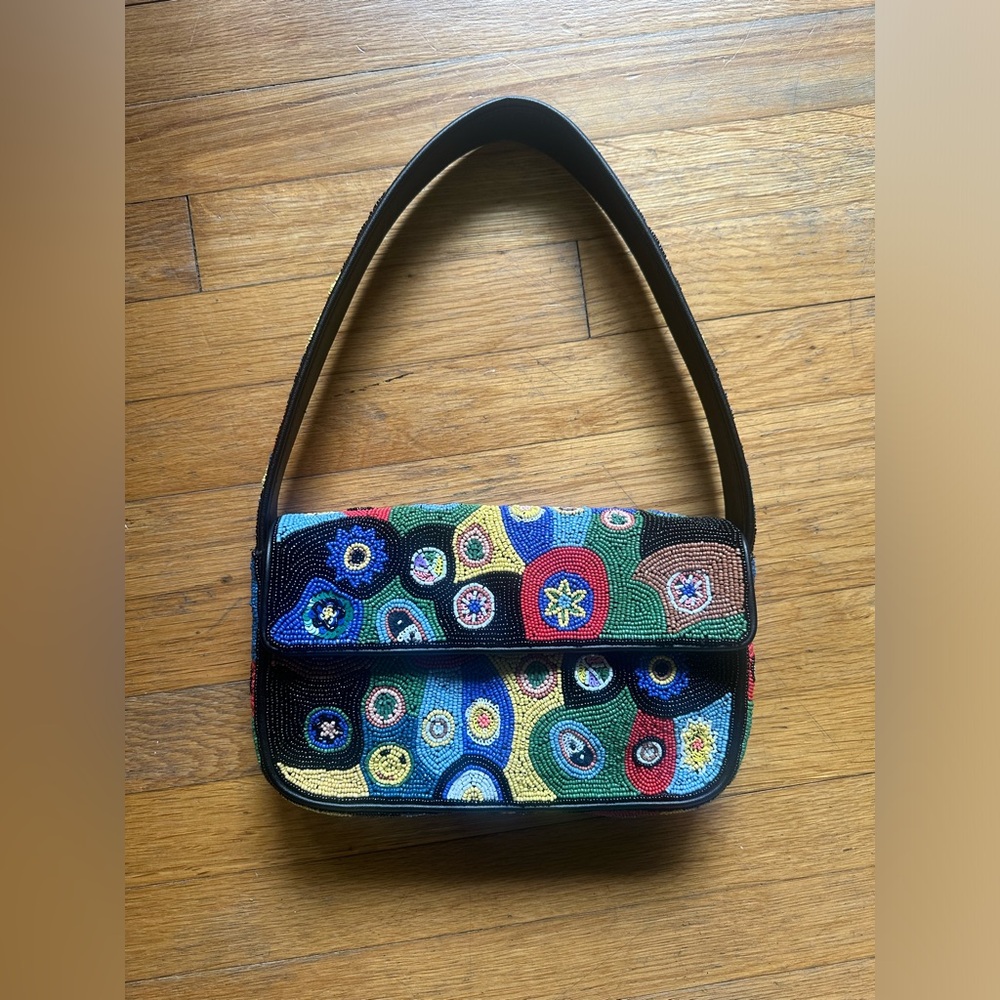 TOMMY BEADED BAG BLACK MILLEFIORI